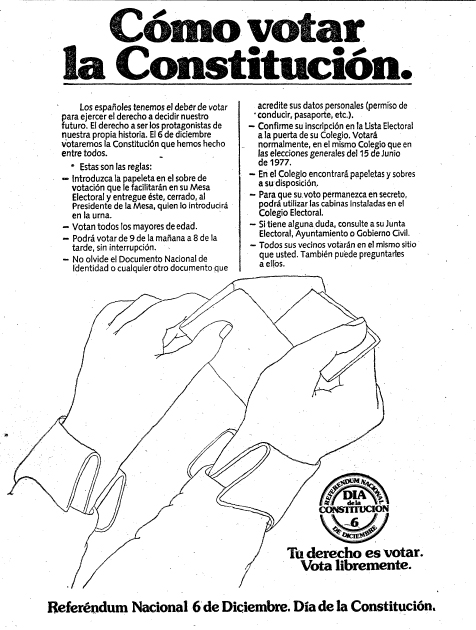 Cómo votar la Constitución