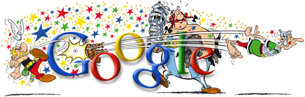 Logo de Google de Astérix y Obélix
