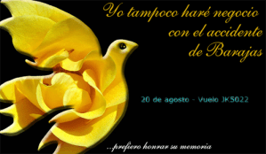 Yo tampoco haré negocio con el accidente de Barajas